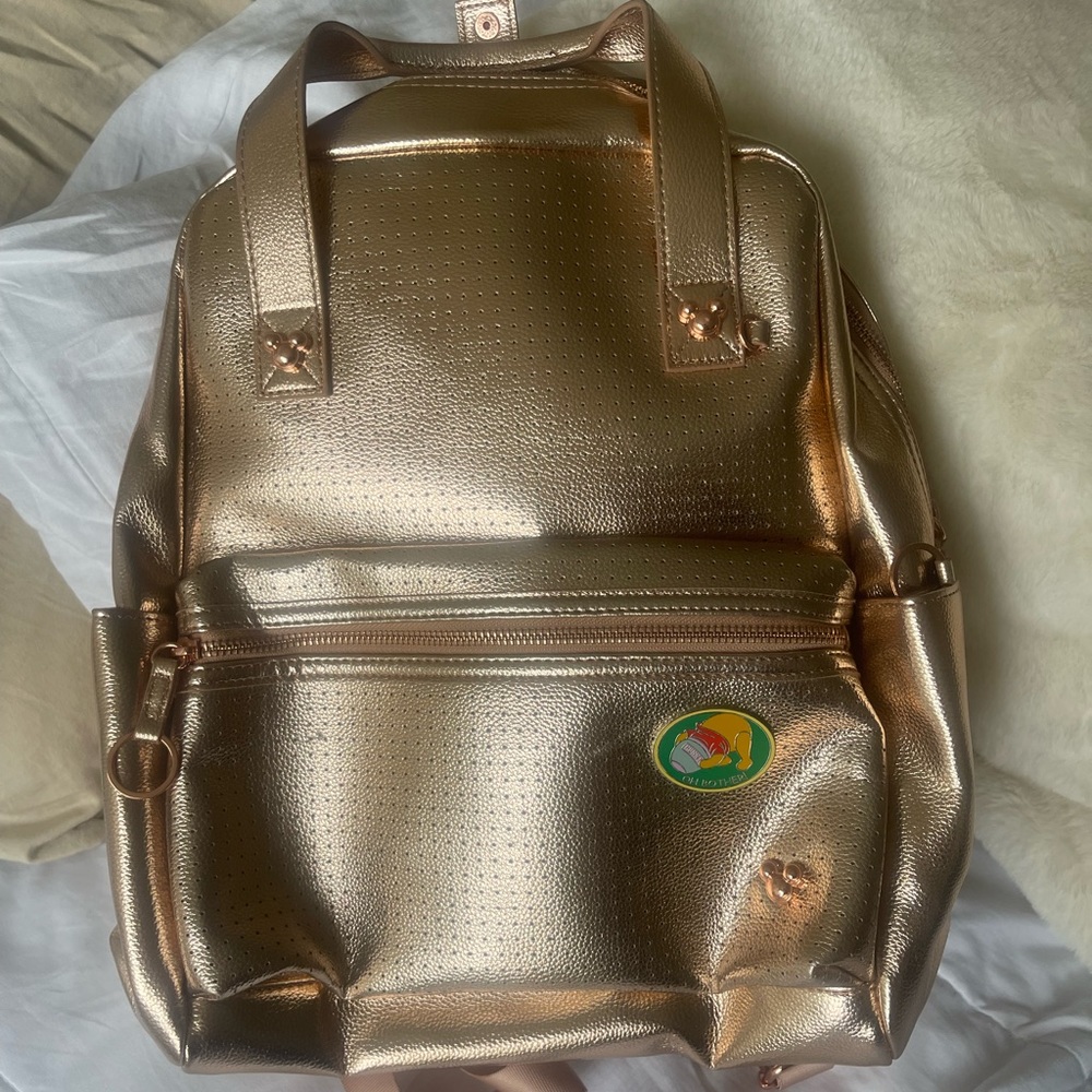 Rose gold Disney backpack